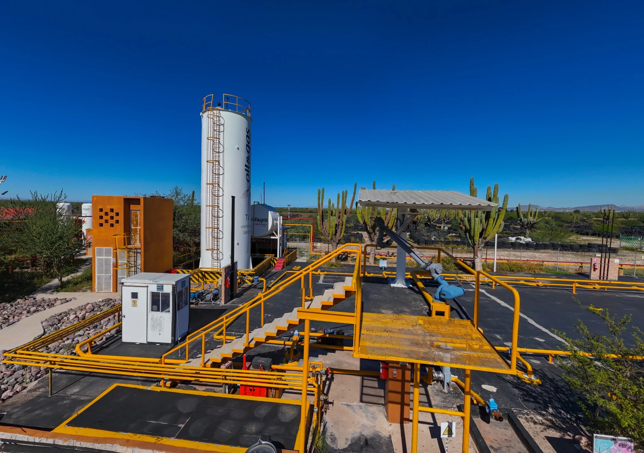 Carbon Black industrial plant aerial view 31
